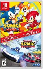 Sonic Mania + Team Sonic Racing Double Pack - (Nintendo Switch) (CIB)