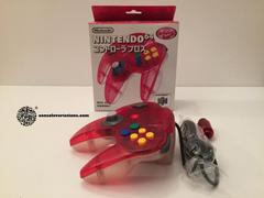 Clear White & Red Controller - (JP Nintendo 64) (Game Only)