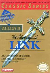 Zelda II The Adventure of Link [Gray Cart] - (NES) (CIB)