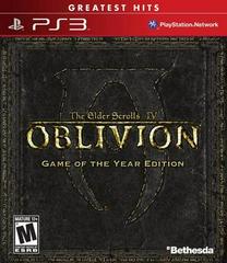 Elder Scrolls IV Oblivion Game of the Year [Greatest Hits] - (Playstation 3) (CIB)