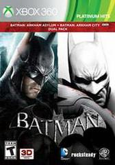 Batman: Arkham Asylum and Batman: Arkham City Dual Pack - (Xbox 360) (CIB)