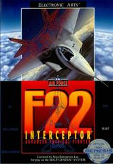 F-22 Interceptor [Cardboard Box] - (Sega Genesis) (CIB)