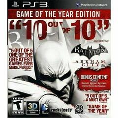 Batman: Arkham City [Game of the Year] - (Playstation 3) (CIB)